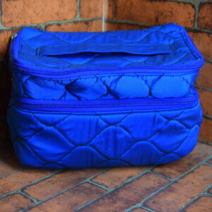 Double decker Vanity pouch (Indigo Blue)